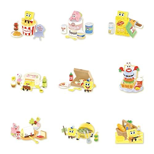 POP MART Spongebob Square Pants Series-9PC Pop Figuren Zufällige Figuren Actionfiguren Sammelfiguren und Sammler Kunstspielzeug Spielzeug Figuren Geschenk von POP MART