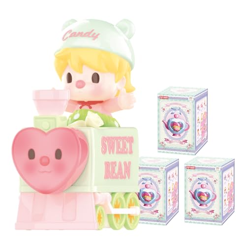 POP MART Sweet Bean Afternoon Tea Figurine Blindbox - Zufällige Figuren, Actionfiguren, Sammelfiguren und Sammler Kunstspielzeug - Geschenk 3Pack von POP MART