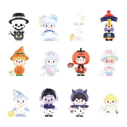 POP MART Sweet Bean Spooky Tales Series - 12PC Pop Figuren: Zufällige Actionfiguren Sammelfiguren und Sammler Kunstspielzeug Spielzeug Figuren - Geschenk von POP MART