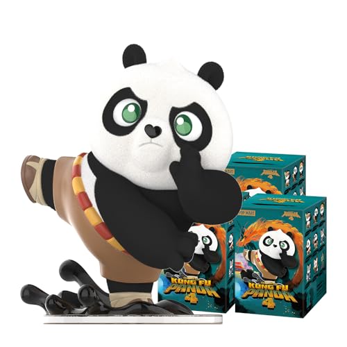 POP MART Universal Kung Fu Panda Series Figures 3PC Pop Figuren Zufällige Figuren Actionfiguren Sammelfiguren und Sammler Kunstspielzeug Spielzeug Figuren Geschenk von POP MART