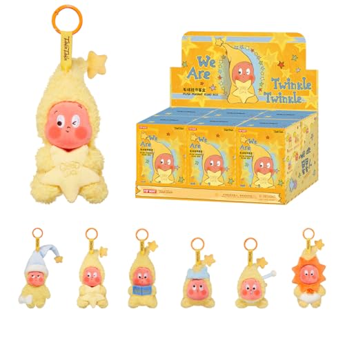 POP MART We Are Twinkle Twinkle Series-Plush Pendant Sammelfiguren Sammler Kunstspielzeug Spielzeug Figuren Geschenk Whole Set von POP MART