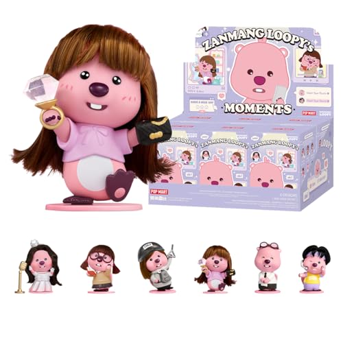 POP MART ZANMANG LOOPY's Moments Series Figures Anime Actionfiguren Sammelfiguren Sammler Kunstspielzeug Spielzeug Figuren Geschenk Whole Set von POP MART