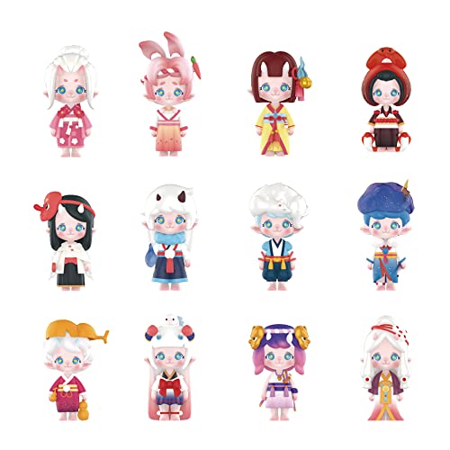 POP MART Zoe Monster Series - 12 Zufällige Figuren, Actionfiguren, Sammelfiguren und Sammler Kunstspielzeug Geschenk von POP MART