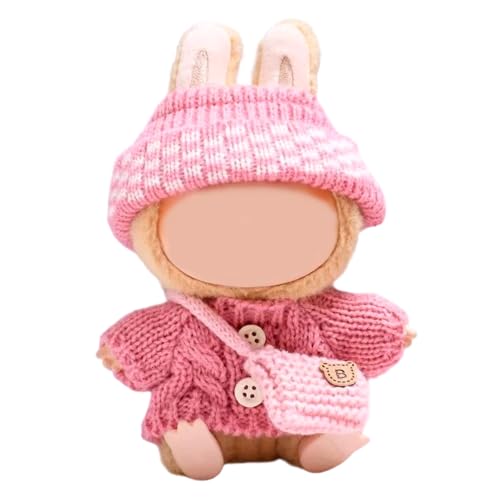 Puppenkleidung Set für 17cm Puppes, Bekleidung für Plüschtiere, Puppenkleid, Puppenhüte, Puppenzubehör 17cm, Puppenkleidung, Sammlergeschenk für Jungens Mädchen von POP lina