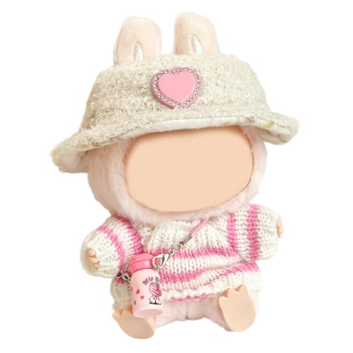 Puppenkleidung Set für 17cm Puppes, Bekleidung für Plüschtiere, Puppenkleid, Puppenhüte, Puppenzubehör 17cm, Puppenkleidung, Sammlergeschenk für Jungens Mädchen von POP lina