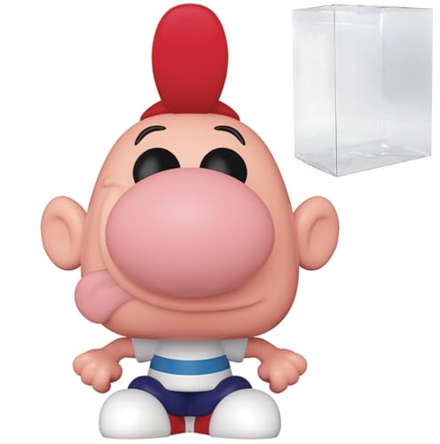 POP Animation: The Grim Adventures of Billy & Mandy – Billy Funko Vinyl-Figur (gebündelt mit kompatibler Box-Schutzhülle), mehrfarbig, 9,5 cm von POP