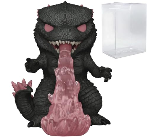 POP Movies: Godzilla x Kong: The New Empire - Godzilla with Heat-Ray Funko Vinyl Figure (Bundled with Compatible Box Protector Case), Multicolor, 3.75 von POP