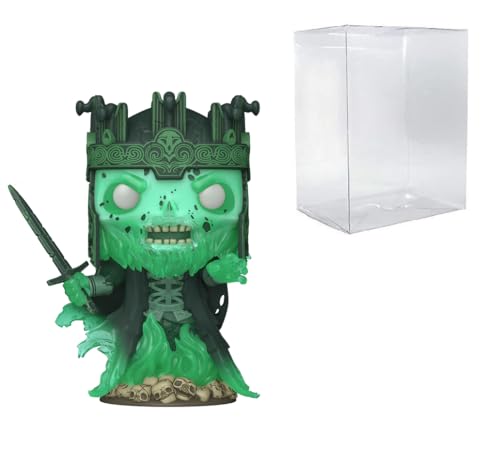 POP! Plus Herr der Ringe – Dunharrow King (Glow) Limited Edition Supreme #1770, gebündelt mit kompatibler Box Protector Case von POP