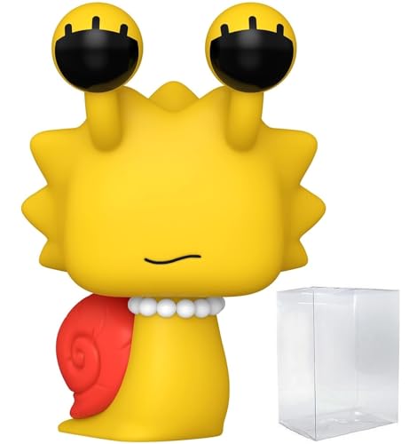 POP The Simpsons: Treehouse of Horror – Snail Lisa Funko Vinyl-Figur (Bundled with Compatible Box Protector Case), Mehrfarbig, 9,5 cm, STL222527 von POP