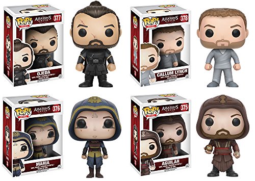 Pop! Movies: Assassin's Creed Aguilar, Callum, Maria, Ojeda Vinyl Figure! Set of 4 Pop! Movies: Assassin's Creed Aguilar, Callum, Maria, Ojeda Vinyl Figure! Set of 4 von POP