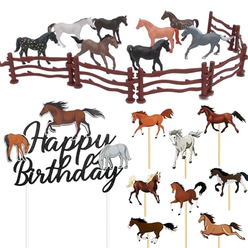 17 Stück Pferd Kuchen Deko Set Cake Toppers Pferde Cupcake Toppers Realistische Pferde Muffin Deko für Geburtstagsfeiern Babyparty Hochzeit Torte Dekorationen Hemenpartys zu Pferden 17 Stück Pferd Kuchen Deko Set Cake Toppers Pferde Cupcake Toppers Realistische Pferde Muffin Deko für Geburtstagsfeiern Babyparty Hochzeit Torte Dekorationen Hemenpartys zu Pferden von POPAPIE