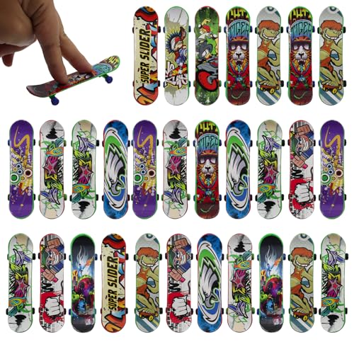 POPAPIE 30 Stück Mini Skateboard Fingerskateboards Set Zufällige Muster Fingerboard für Finger Professionelles Finger Skateboard Spielzeug für Kindergeburtstag Kreatives Gastgeschenke POPAPIE 30 Stück Mini Skateboard Fingerskateboards Set Zufällige Muster Fingerboard für Finger Professionelles Finger Skateboard Spielzeug für Kindergeburtstag Kreatives Gastgeschenke von POPAPIE
