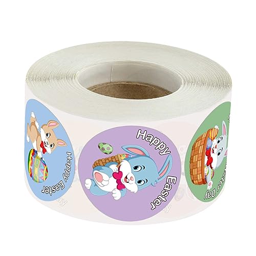 POPETPOP 1 Rolle 500 Stück Osteraufkleber Kaninchen Dekorationen Party Aufkleber Beschriftungen Name Realistisch Schildkröte Für Groß Bunt Geprägt Vinyl Aus Tiere Kupferplattenaufkleber POPETPOP 1 Rolle 500 Stück Osteraufkleber Kaninchen Dekorationen Party Aufkleber Beschriftungen Name Realistisch Schildkröte Für Groß Bunt Geprägt Vinyl Aus Tiere Kupferplattenaufkleber von POPETPOP