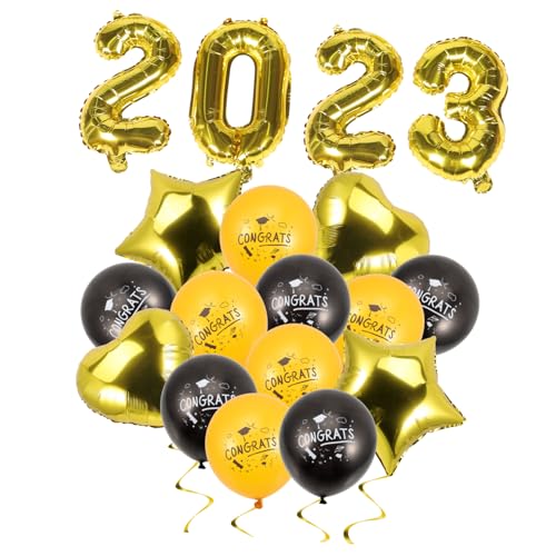 POPETPOP 1 Satz Abschlusszertifikatballon Abschluss-Klassenzimmer-Ornamente Ballonzubehör Ballongirlande Geburtstagsabschluss Abschlussballon dekorativer Luftballon Aluminiumfolie Golden POPETPOP 1 Satz Abschlusszertifikatballon Abschluss-Klassenzimmer-Ornamente Ballonzubehör Ballongirlande Geburtstagsabschluss Abschlussballon dekorativer Luftballon Aluminiumfolie Golden von POPETPOP