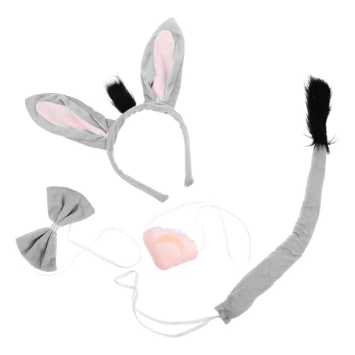 POPETPOP 1 Satz Animal Stirnband Stirnband Esel-Kostümzubehör Halloween -Kostüm haarschmuck Tierkostüme Esel-Halloween-Kostüm Esel-Kostüm-Requisite Halloween-Accessoires Stoff Grau POPETPOP 1 Satz Animal Stirnband Stirnband Esel-Kostümzubehör Halloween -Kostüm haarschmuck Tierkostüme Esel-Halloween-Kostüm Esel-Kostüm-Requisite Halloween-Accessoires Stoff Grau von POPETPOP