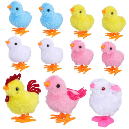 POPETPOP 1 Satz Aufziehbares Hühnerspielzeug automatisch Wind Hühnerfigur Küken aufziehen Henne Neuartiges Hasenspielzeug Kuscheltier Huhn Aufziehhuhn Kükenspielzeug Plüsch POPETPOP 1 Satz Aufziehbares Hühnerspielzeug automatisch Wind Hühnerfigur Küken aufziehen Henne Neuartiges Hasenspielzeug Kuscheltier Huhn Aufziehhuhn Kükenspielzeug Plüsch von POPETPOP