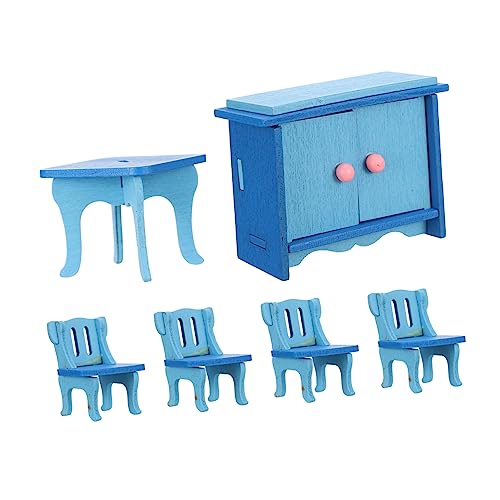 POPETPOP 1 Satz Mikrolandschaftsdekoration Märchengarten Simulation von Miniaturmöbeln kinderzimmerdeko Room Decoration tun so, als würden sie Rollenspiele hölzern von POPETPOP