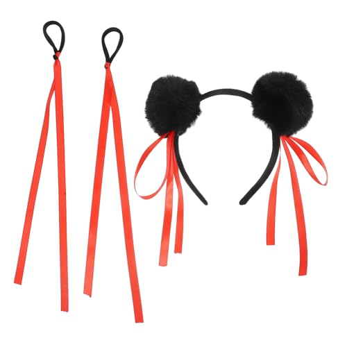 POPETPOP 1 Satz Pelzknäuel-stirnband Traditioneller Haarreiz Chinesisches Stirnband Chinesisches Cosplay-kostüm Plüsch-kopfbedeckung Foto Kopfschmuck Eisen Black POPETPOP 1 Satz Pelzknäuel-stirnband Traditioneller Haarreiz Chinesisches Stirnband Chinesisches Cosplay-kostüm Plüsch-kopfbedeckung Foto Kopfschmuck Eisen Black von POPETPOP