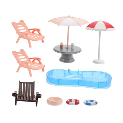 POPETPOP 1 Satz Puppenhaus-Schwimmbad Mini-strandkorb Dollhouse Decor Zubehör Für Miniaturszenen Miniatur-stuhlspielzeug Mikroszenen-Ornamente Miniatur-hausmöbel Schwimmende Stütze Plastik POPETPOP 1 Satz Puppenhaus-Schwimmbad Mini-strandkorb Dollhouse Decor Zubehör Für Miniaturszenen Miniatur-stuhlspielzeug Mikroszenen-Ornamente Miniatur-hausmöbel Schwimmende Stütze Plastik von POPETPOP