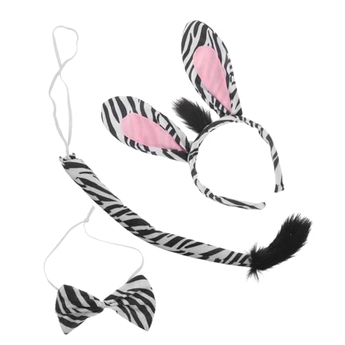 POPETPOP 1 Satz Zebra -Stirnband -Set Kopfbedeckung Tierkostüme Kostüm mit Zebraohren Tierstirnband für Zebra-Kostüm Karnevalskostüme Zebra Cosplay Stirnband Zebra-Zubehör Stoff POPETPOP 1 Satz Zebra -Stirnband -Set Kopfbedeckung Tierkostüme Kostüm mit Zebraohren Tierstirnband für Zebra-Kostüm Karnevalskostüme Zebra Cosplay Stirnband Zebra-Zubehör Stoff von POPETPOP
