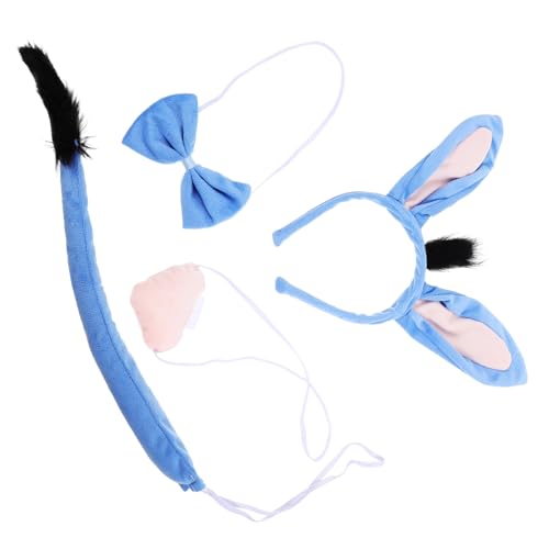 POPETPOP 1 Satz tierisches Stirnband Halloween liefert Halloween-Cosplay-Zubehör Tierkostüme Esel-Zubehör Cartoon-Tier-Stirnbänder Esel Kostümzubehör Esel Kostüm Requisiten Stoff Blau POPETPOP 1 Satz tierisches Stirnband Halloween liefert Halloween-Cosplay-Zubehör Tierkostüme Esel-Zubehör Cartoon-Tier-Stirnbänder Esel Kostümzubehör Esel Kostüm Requisiten Stoff Blau von POPETPOP