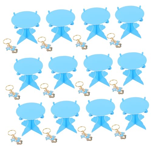 POPETPOP 1 Set Geschlecht Enthüllung Babypartytisch Footprint Schlüsselketten Cupcake -halter Für Gäste Geschlecht Enthüllen Gefälligkeiten Für Gäste von POPETPOP