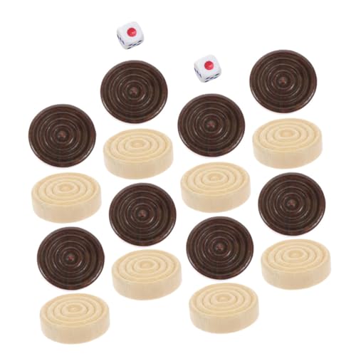 POPETPOP 1 Set Holzprüfer Und Schachstücke Für Brettspiele Für Reise- Und Familienspaß Langlebige Und Vielseitige Holzspielkomponenten POPETPOP 1 Set Holzprüfer Und Schachstücke Für Brettspiele Für Reise- Und Familienspaß Langlebige Und Vielseitige Holzspielkomponenten von POPETPOP
