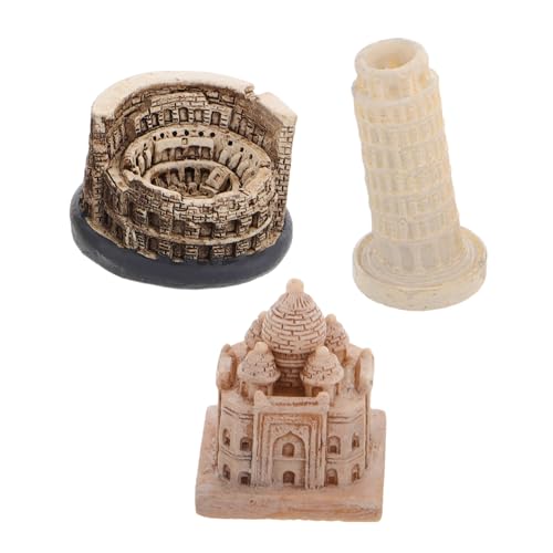 POPETPOP 1 Set Miniatur Berühmte Gebäudemodelle Detailliertes Welt-Wahrzeichen- Mikroszene Zubehör Für Desktop-büro Und Zuhause von POPETPOP