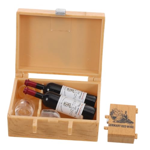 POPETPOP 1 Set Miniatur-Wein Und Kelche Set Für Puppenhaus Simulation Wein Und Tassen Zubehör Für Puppenmodelle Tabletop Miniaturen Und Rollenspiele POPETPOP 1 Set Miniatur-Wein Und Kelche Set Für Puppenhaus Simulation Wein Und Tassen Zubehör Für Puppenmodelle Tabletop Miniaturen Und Rollenspiele von POPETPOP