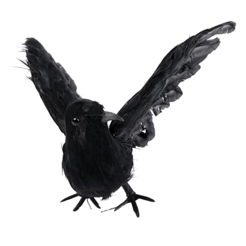 POPETPOP 1 Stück simulierte Krähe Halloween aussendeko Halloween Halloween Home Decor Halloween Decoration Prop Halloween Toy Schwarzes Krähenspielzeug Halloween-Requisite Black POPETPOP 1 Stück simulierte Krähe Halloween aussendeko Halloween Halloween Home Decor Halloween Decoration Prop Halloween Toy Schwarzes Krähenspielzeug Halloween-Requisite Black von POPETPOP