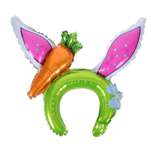 POPETPOP 10 Stück Aufblasbare Hasenohren-Kopfbedeckung Hasengeburtstagsdekoration Hasen Dekorationen Karikatur Kaninchen-Ballons-Stirnband Stirnbandballon Aluminiumfolie POPETPOP 10 Stück Aufblasbare Hasenohren-Kopfbedeckung Hasengeburtstagsdekoration Hasen Dekorationen Karikatur Kaninchen-Ballons-Stirnband Stirnbandballon Aluminiumfolie von POPETPOP