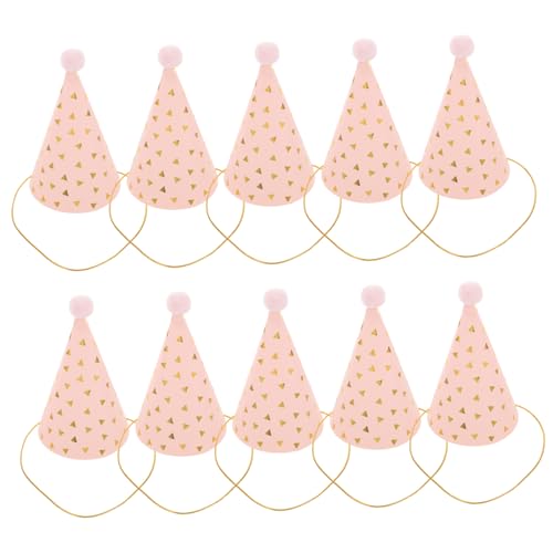 POPETPOP 10 Stück Geburtstagshut Zapfen Geburtstag Kegelhut glänzend Geburtstagsdekorationen alles zum geburtstag hüte kleine Geburtstagshüte Partyhüte Plüsch Rosa POPETPOP 10 Stück Geburtstagshut Zapfen Geburtstag Kegelhut glänzend Geburtstagsdekorationen alles zum geburtstag hüte kleine Geburtstagshüte Partyhüte Plüsch Rosa von POPETPOP