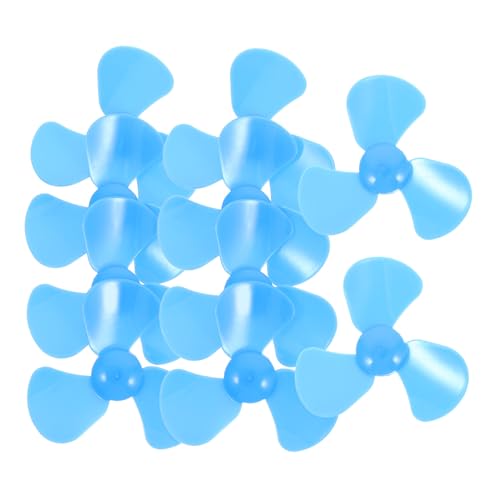 POPETPOP 10 Stück Mini -Motorzubehör klein Fan Mini Fans tragbar AC Cool Kühlventilator tragbar Mini-Dinge elektrische Lüftermotoren Schulspielzeug persönliches Kühlgerät Plastik Himmelblau von POPETPOP