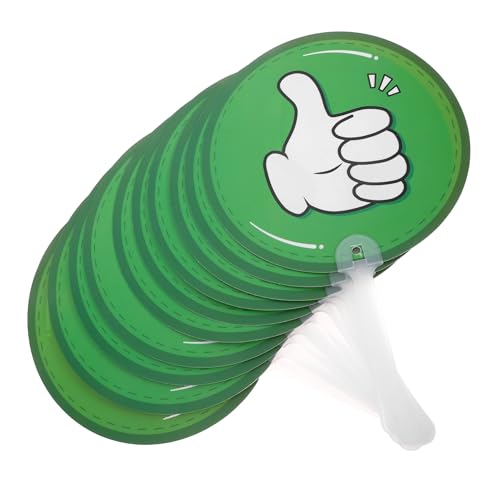 POPETPOP 10 Stück Stimmen Sie dem Zeichen des Gegners zu Antwortpaddel im Klassenzimmer Antwortzeichen der Schüler Abstimmungspaddel für Lehrer wahre falsche Paddel Plastik von POPETPOP