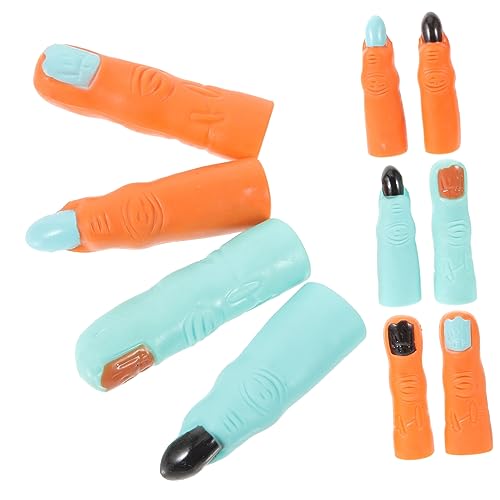 POPETPOP 10 Stück Teiliges Halloween Zombie Fingernägel Gruselige Cosplay Deko Wiederverwendbar Leichtes Sicheres Material Party und Streichrequisiten für Halloween Kostüme von POPETPOP