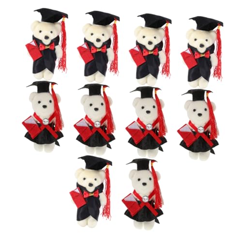 POPETPOP 10 Stück Teiliges Mini Abschlussbär Süße DIY Blumenstrauß Dekoration Kleine Abschlussfeier Bären Langlebig Sicher als Abschiedsgeschenk für Familien und Freunde POPETPOP 10 Stück Teiliges Mini Abschlussbär Süße DIY Blumenstrauß Dekoration Kleine Abschlussfeier Bären Langlebig Sicher als Abschiedsgeschenk für Familien und Freunde von POPETPOP