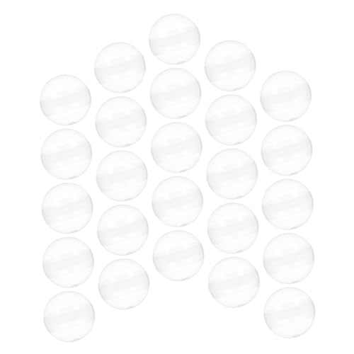 POPETPOP 100 Stück Gacha-Schale Befüllbare Kapselbällchen Klare, Runde Verkaufskapseln Runde Kapseln Klauenmaschinenbälle Befüllbare Gewinnbälle Clear Rohrkegelkapseln Packball Plastik von POPETPOP