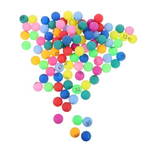 POPETPOP 100pcs Bunte Bingo-preiskugeln Nummerierte Plastikkugeln Bingo-Accessoires Spielzeug Mehrfarbige Kleine Bälle Für Karnevalspaß POPETPOP 100pcs Bunte Bingo-preiskugeln Nummerierte Plastikkugeln Bingo-Accessoires Spielzeug Mehrfarbige Kleine Bälle Für Karnevalspaß von POPETPOP