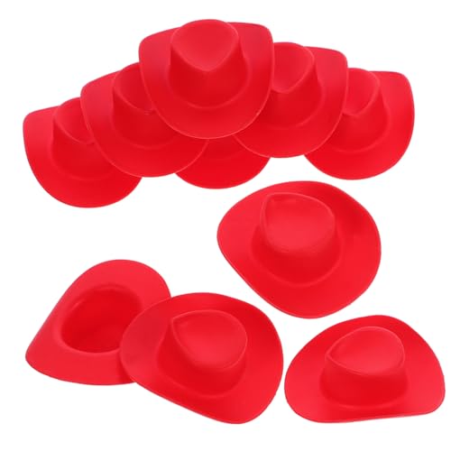 POPETPOP 10Stücke Cowboyhüte für Puppen Deko Winzige Hüte für Partys Basteln Kreative Projekte Robustes Kunststoffmaterial Wiederverwendbar und Langlebig POPETPOP 10Stücke Cowboyhüte für Puppen Deko Winzige Hüte für Partys Basteln Kreative Projekte Robustes Kunststoffmaterial Wiederverwendbar und Langlebig von POPETPOP