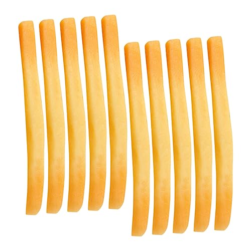 POPETPOP 10Stücke Künstliche Frites Teiliges aus Lebensmittelechte Simulation für Party Dekoration Fotorequisiten und Realistische Nachbildung von Französischen Frites von POPETPOP