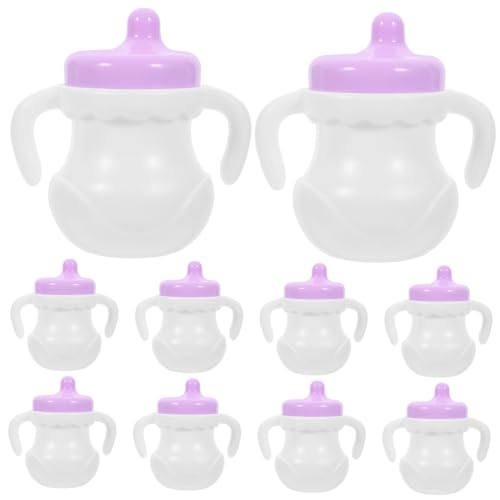 POPETPOP 10Stücke Milchflaschen Babypuppenflaschen Zubehör für Interaktive Spielsets Langlebig und Bruchsicher Kreative Rollenspiele und Puppenhaus Dekoration POPETPOP 10Stücke Milchflaschen Babypuppenflaschen Zubehör für Interaktive Spielsets Langlebig und Bruchsicher Kreative Rollenspiele und Puppenhaus Dekoration von POPETPOP