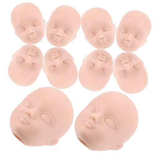POPETPOP 10Stücke Puppenköpfe für Make Up Praxis Kleine Glatte und Bruchsichere Puppenköpfe für DIY Projekte Kinderspiele und Kreative Dekorationen für Bastelarbeiten POPETPOP 10Stücke Puppenköpfe für Make Up Praxis Kleine Glatte und Bruchsichere Puppenköpfe für DIY Projekte Kinderspiele und Kreative Dekorationen für Bastelarbeiten von POPETPOP