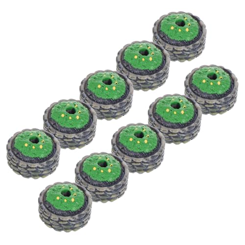 POPETPOP 10Stücke Teiliges Maßstabsgetreue Basen für Landschafts Dekoration Vielseitig Einsetzbar Baumsockel für Dioramen Sandtische und Gartenprojekte Elegantes Design von POPETPOP