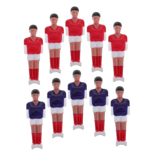 POPETPOP 10er-Set Mini -fußballspieler Tischfußballspieler Kickerfiguren Fußballfiguren Tischfußball Männer Mini Tischfußball Ersatzteile Für Tischfußball Mini Tischkicker Harz Rot POPETPOP 10er-Set Mini -fußballspieler Tischfußballspieler Kickerfiguren Fußballfiguren Tischfußball Männer Mini Tischfußball Ersatzteile Für Tischfußball Mini Tischkicker Harz Rot von POPETPOP