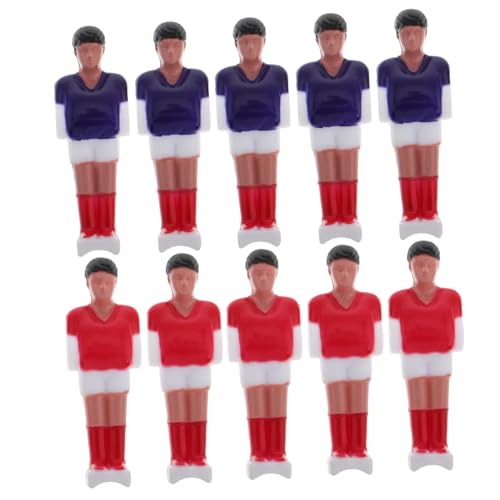POPETPOP 10pcs Foosball Ersatz Spieler Foosball Guys Figuren Tischfußball Männer Ersatz Fußball Foosball Männer Ersatz Tischfußballzubehör A POPETPOP 10pcs Foosball Ersatz Spieler Foosball Guys Figuren Tischfußball Männer Ersatz Fußball Foosball Männer Ersatz Tischfußballzubehör A von POPETPOP