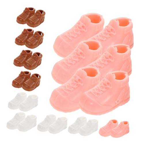 POPETPOP 12 Paar Mini-Schuhe Für Puppenstiefel Im Maßstab 1/12, Kleine High-top-Sneaker, 17 cm, Simulation, Miniatur-puppenschuhe, DIY-basteln, Mikro-Szene-Requisiten, Puppenhaus-zubehör POPETPOP 12 Paar Mini-Schuhe Für Puppenstiefel Im Maßstab 1/12, Kleine High-top-Sneaker, 17 cm, Simulation, Miniatur-puppenschuhe, DIY-basteln, Mikro-Szene-Requisiten, Puppenhaus-zubehör von POPETPOP