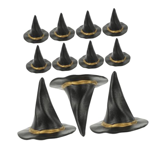POPETPOP 12 Stück Hexenhut -Dekoration Klein Blau Requisiten Minihüte Zum Basteln Miniatur-puppenhaus Halloween Kappen Hexenkostüm Für Dekorativ Rosa Black Plastik POPETPOP 12 Stück Hexenhut -Dekoration Klein Blau Requisiten Minihüte Zum Basteln Miniatur-puppenhaus Halloween Kappen Hexenkostüm Für Dekorativ Rosa Black Plastik von POPETPOP