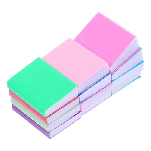 POPETPOP 12 Stück Sleeve-Book-Modell Puppenhaus-Bücherregal- Puppenhaus-Leerbuchdekorationen Leere Miniaturbücher winzige Bücher Buchzubehör beschichtetes Papier POPETPOP 12 Stück Sleeve-Book-Modell Puppenhaus-Bücherregal- Puppenhaus-Leerbuchdekorationen Leere Miniaturbücher winzige Bücher Buchzubehör beschichtetes Papier von POPETPOP