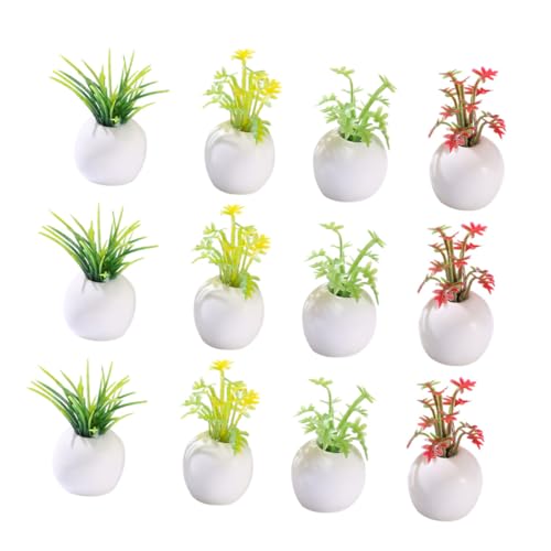POPETPOP 12 Stück Sukkulente Topfpflanzenmodell Garten Bonsai Modell Mini-Topfpflanze Miniaturpflanzen Blumentopf- Bonsai-Blumentopf-Basteldekoration Harz POPETPOP 12 Stück Sukkulente Topfpflanzenmodell Garten Bonsai Modell Mini-Topfpflanze Miniaturpflanzen Blumentopf- Bonsai-Blumentopf-Basteldekoration Harz von POPETPOP