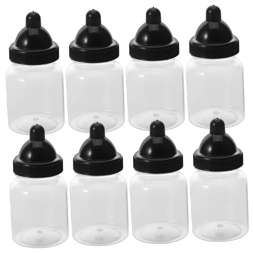 POPETPOP 12 Stück Teiliges Babyflaschen Süßigkeitenbox Transparente Candy Container mit Integriertem Schwarzem Deckel Kreative Babyparty Deko für Geburtstagsfeiern und Shower Vielseitig POPETPOP 12 Stück Teiliges Babyflaschen Süßigkeitenbox Transparente Candy Container mit Integriertem Schwarzem Deckel Kreative Babyparty Deko für Geburtstagsfeiern und Shower Vielseitig von POPETPOP